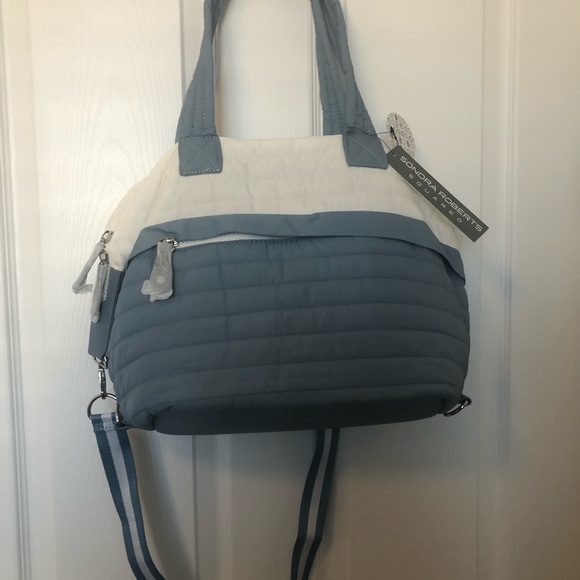 Light weight Ouilted Tote in Slate blue NWT - Picture 2 of 7